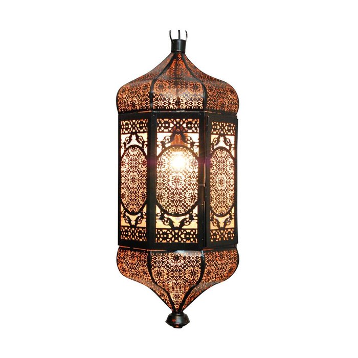 Hanglantaarn zwart goud Mumbai