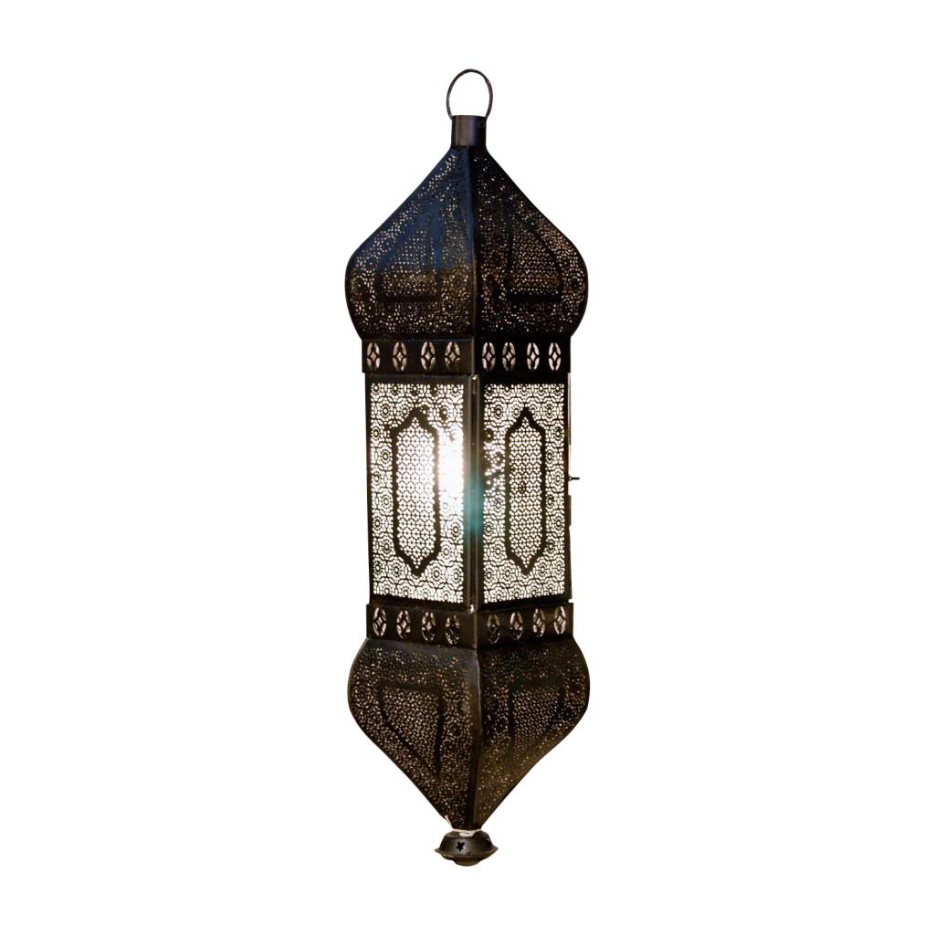 Oriëntaalse hanglantaarn zwart mysore