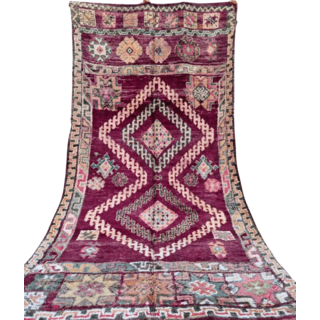 Berber vloerkleed Purple 360x180cm