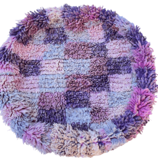 Marokkaanse poef rond Nina