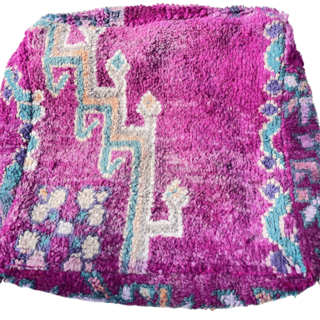 Berber poef lila