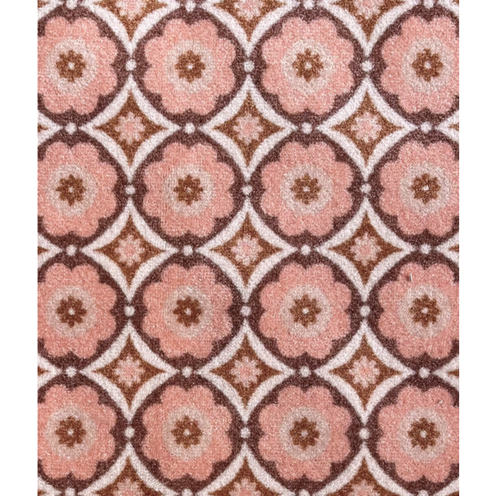 Deurmat/ droogloopmat op maar - Mediterrane pink