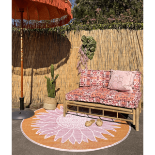 Buitenkleed Sunflower rond