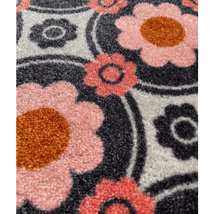 Deurmat/ droogloopmat op maat - Tropica pink