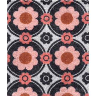 Deurmat/ doorloopmat op maat - Tropica pink