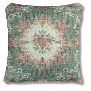 Kelim kussen Forest green