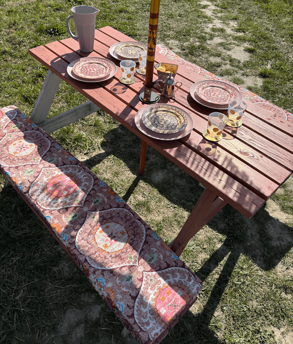 Picknickbank kussen Miracle terra