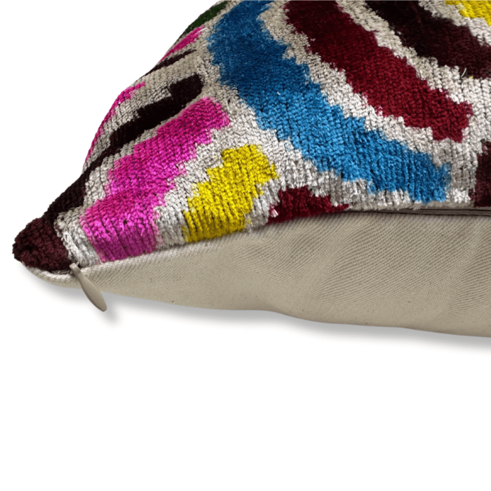 Ikat kussen Rainbow - multi