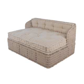 Loungebankje Ibiza taupe