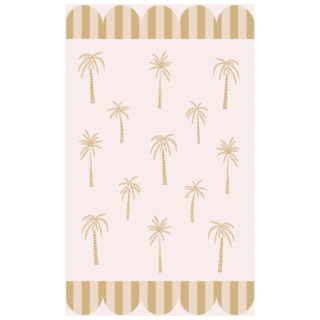 Buitenkleed Coconut tree yellow