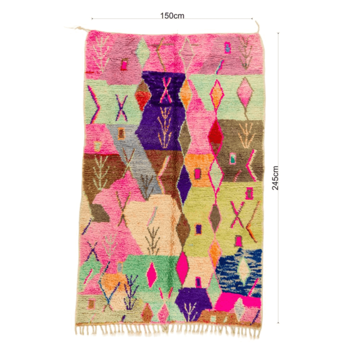 Boujaad tapijt Ibiza 150 x 245 cm