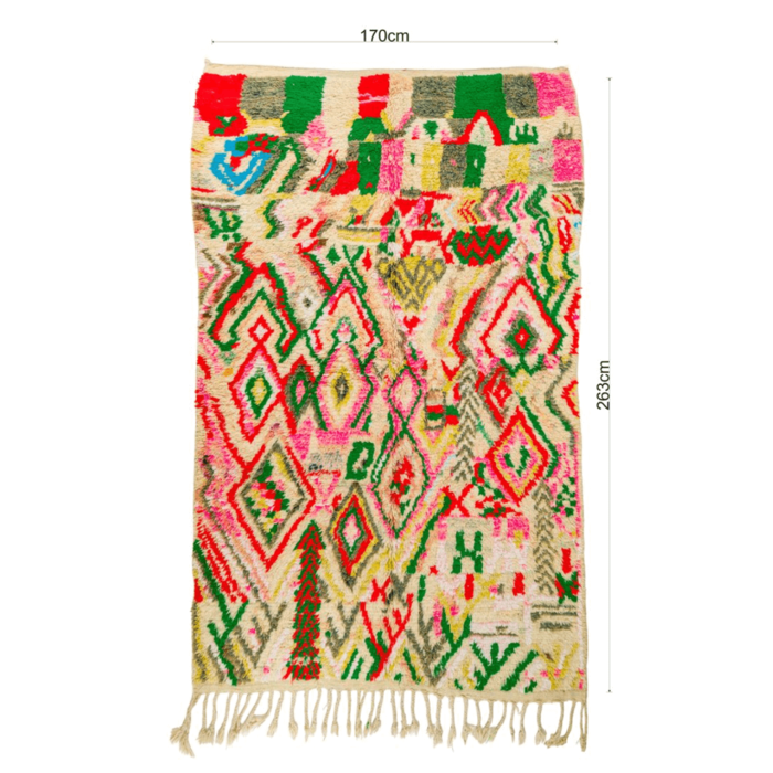 Marokkaans Beni Mguild vloerkleed Bohemian - 170x263 cm