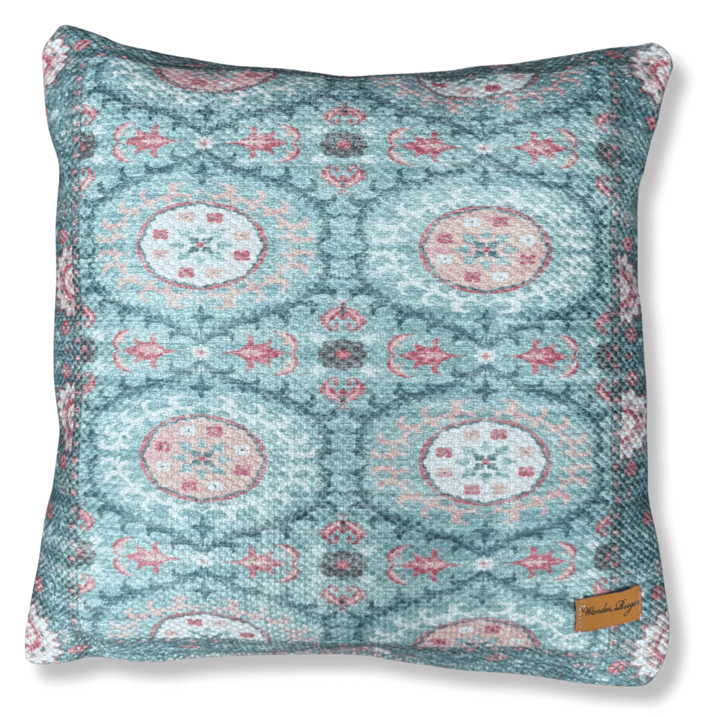 Kelim PET kussen Miracle blauw