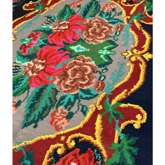 Rozenkelim vloerkleed bloemen - 149 x 254 cm