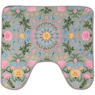 Toiletmat Garden green