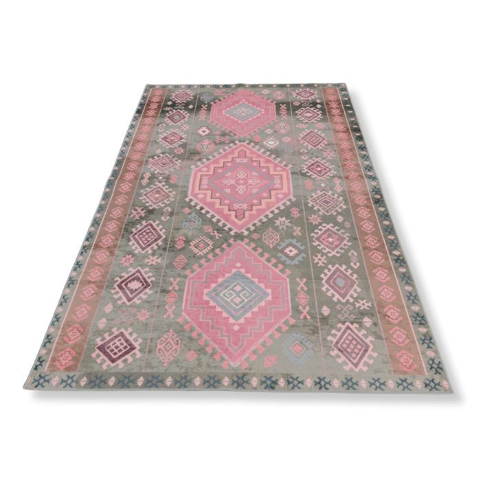 Vintage tapijt Marokkaanse stijl - Nomad pastel