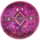 Badmat Nomad pink spirit - rond