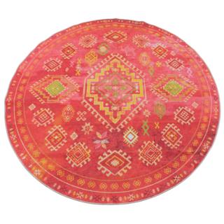 Rond vloerkleed Nomad warm