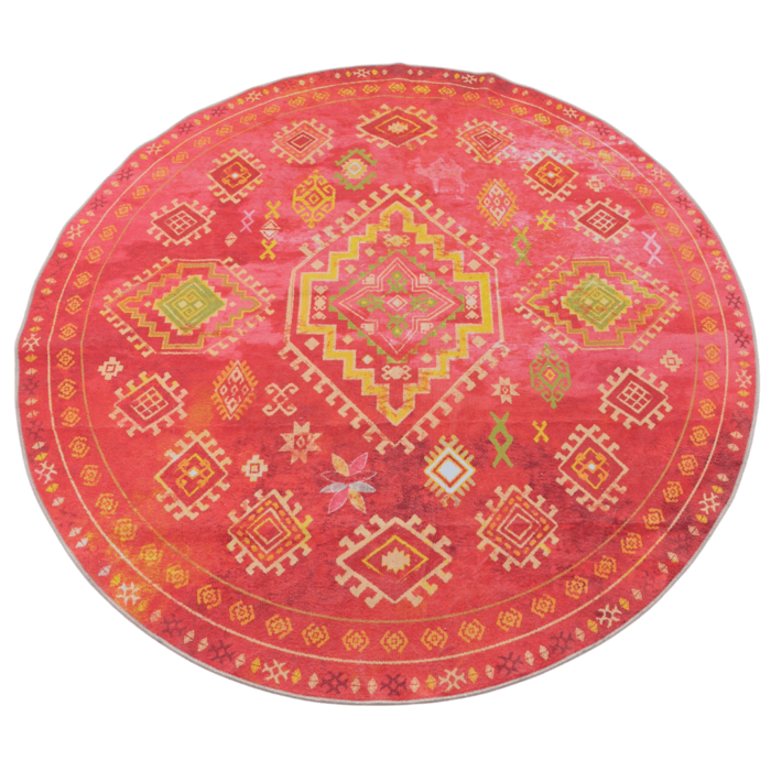 Kelim vloerkleed rond - Nomad warm