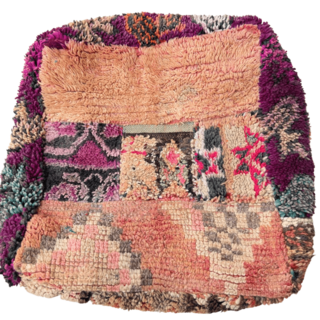 Berber poef roze