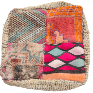 Marokkaanse poef oranje