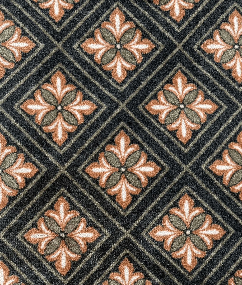 Deurmat/ droogloopmat Amsterdam - dark green