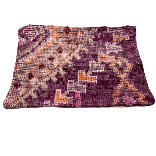 Marokkaans kussen Paars oranje