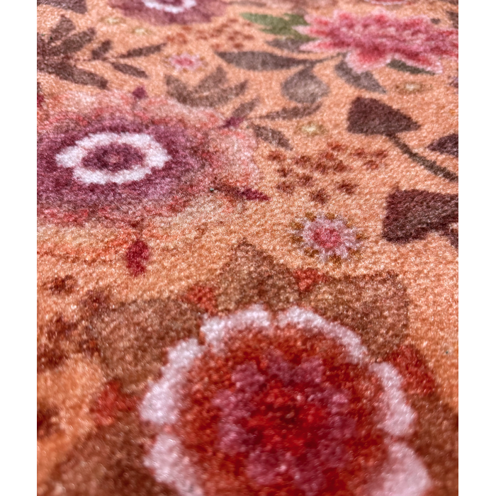 Deurmat/ droogloopmat op maat - Peacefull pink