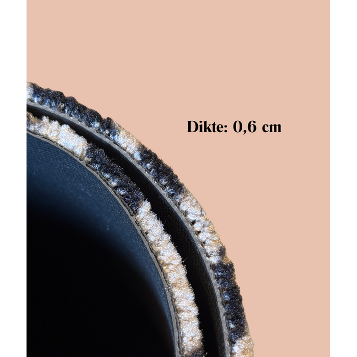 Deurmat/ droogloopmat op maat - Peacefull dark green