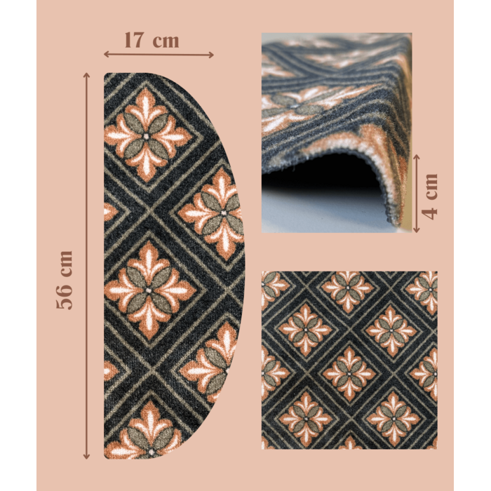 Trapmatten Amsterdam - dark green