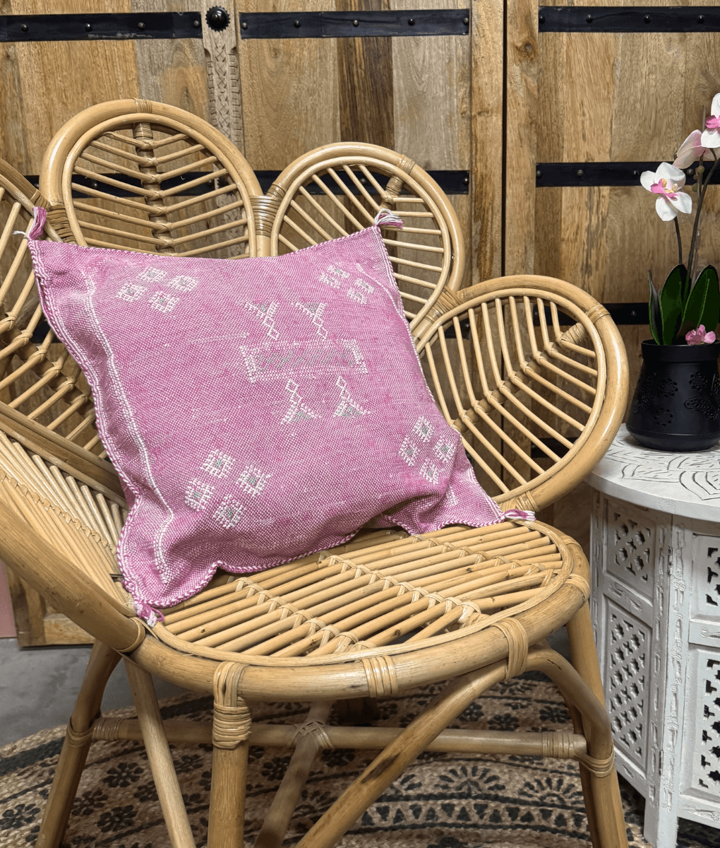 Sabra kussen donker Roze