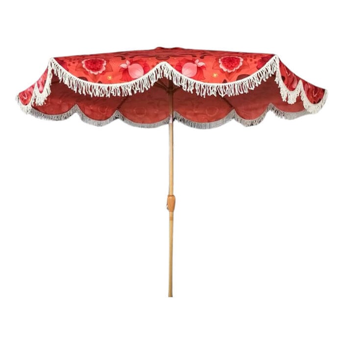 Parasol peacefull roze bloemen