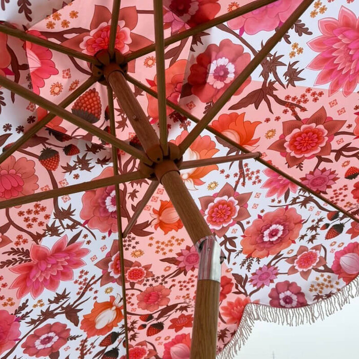 Parasol Romance in the garden