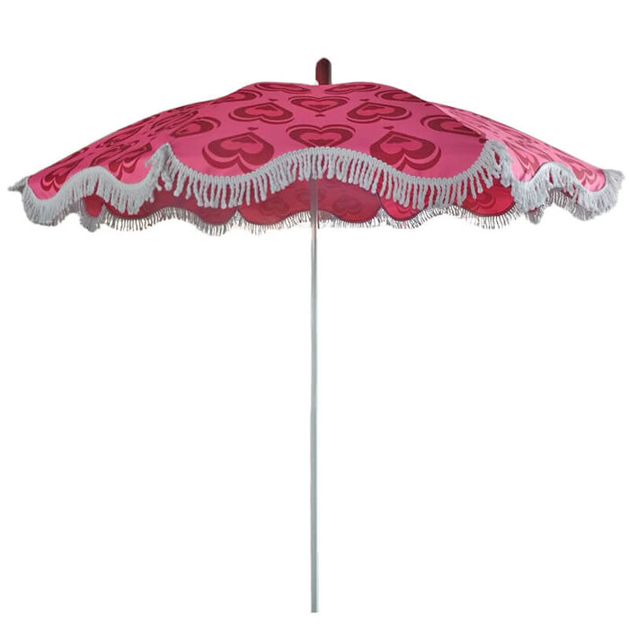 Parasol hearts roze