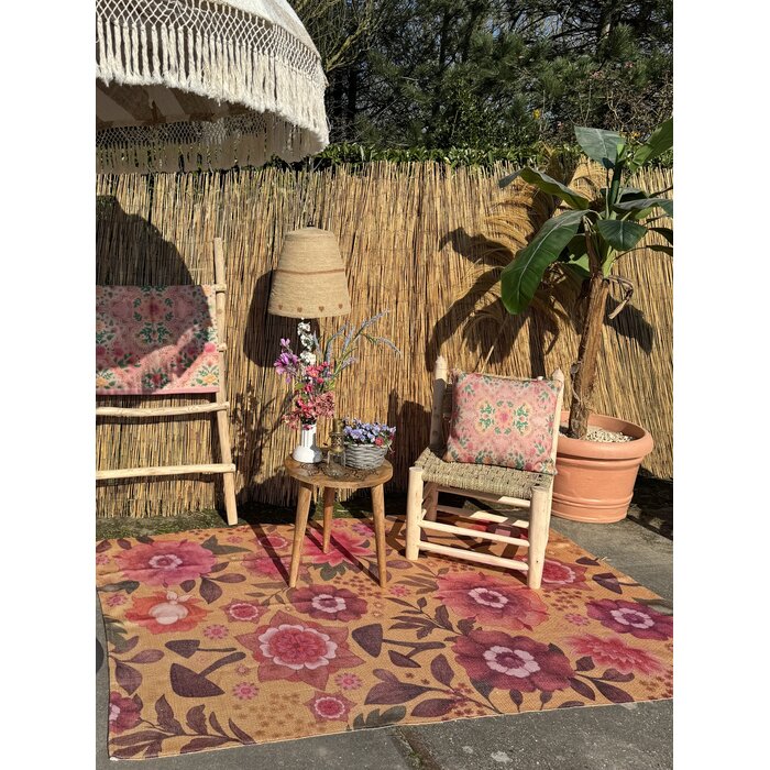 Buitenkleed PET Peacefull Yellow