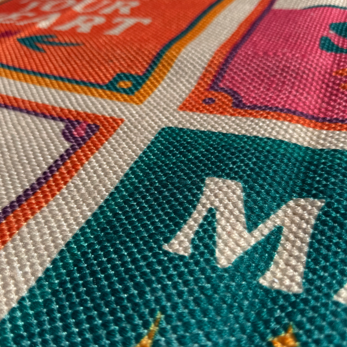 PET buitenkleed Orange card