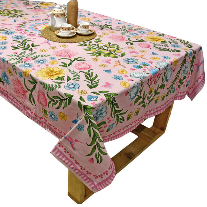 Tafelkleed Garden roze