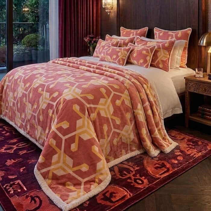Plaid Honey pink