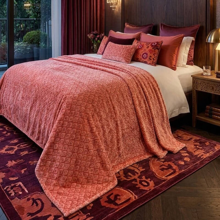 Plaid Majestic roze