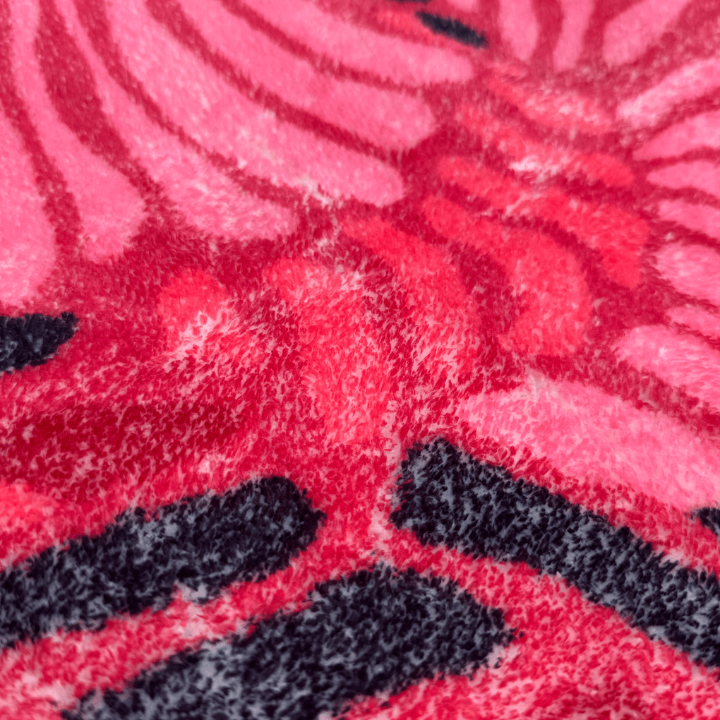 Badmat flower shape Roze