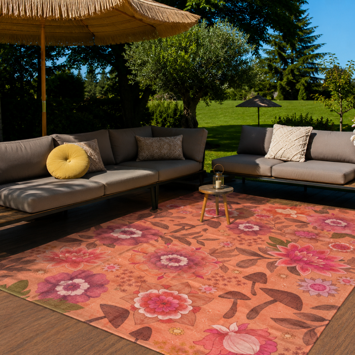Buitenkleed PET Peacefull Pink