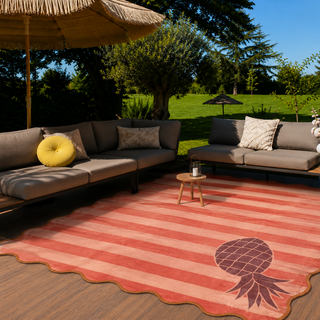 Scallop buitenkleed stripes