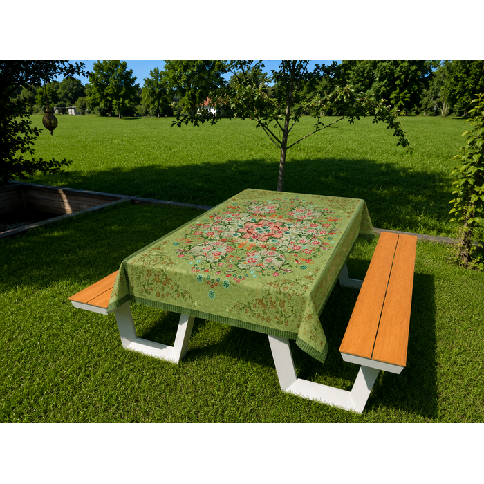 Tafelkleed Fantasia green