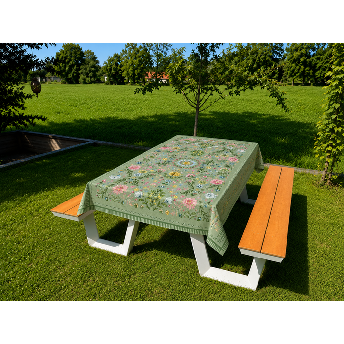 Tafelkleed Garden green