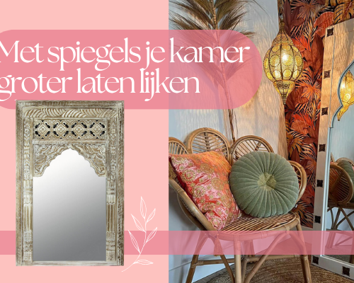 Zo laat je met spiegels je kamer groter lijken