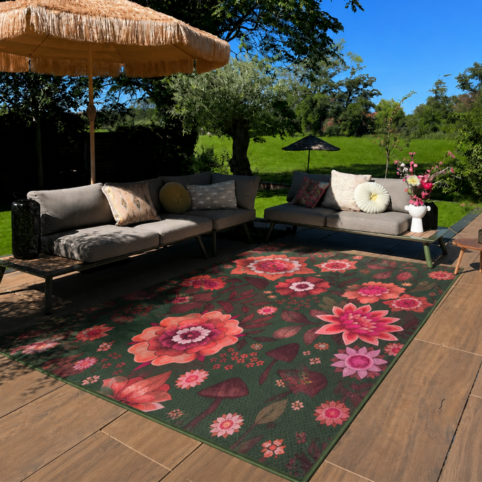 Buitenkleed PET Peacefull Green