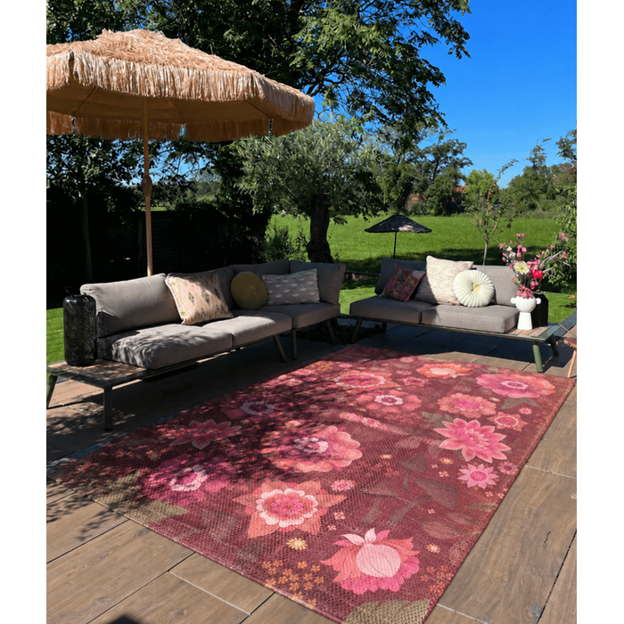 Buitenkleed PET Peacefull Red