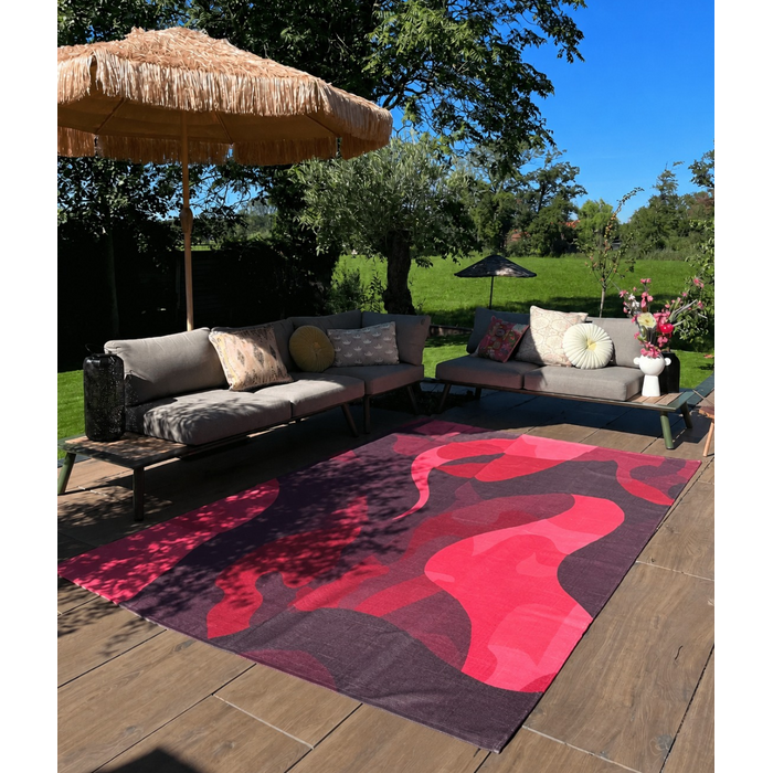 Wonder Rugs PET Buitenkleed Thuis bij Eef Pink
