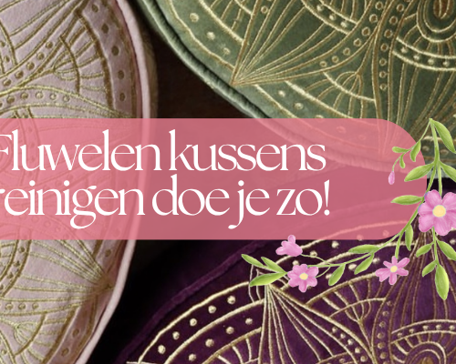 Fluwelen kussens reinigen: zo onderhoud je velvet zonder de stof te beschadigen