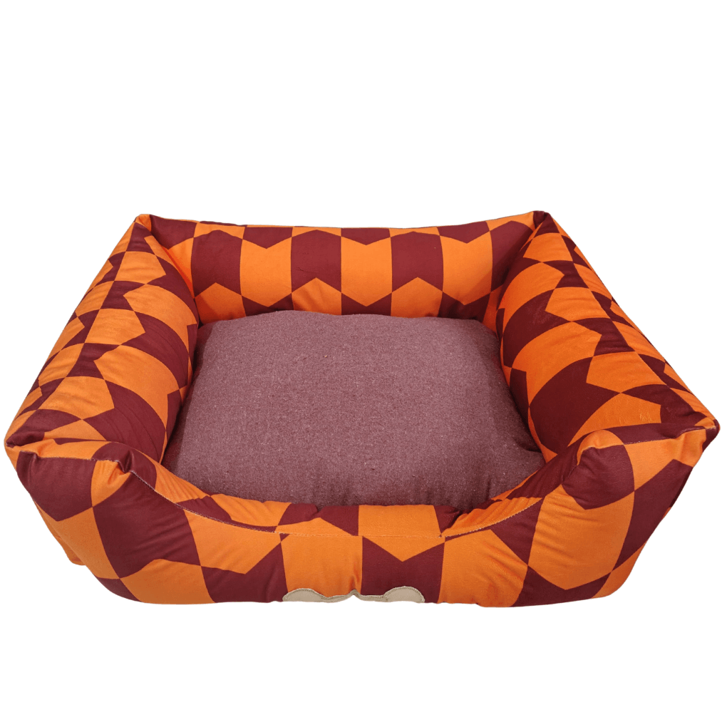 Hondenmand Geo Wings paars/ oranje